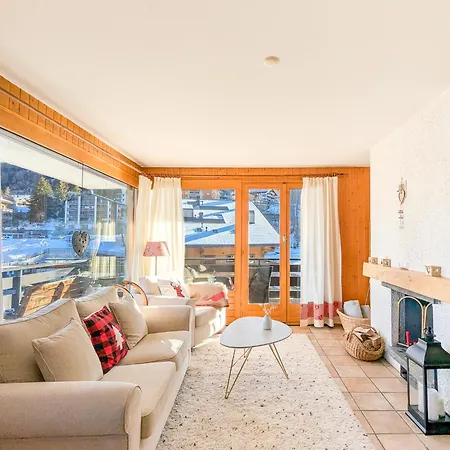 Apartment Center Of ! 3 With Balcony Nendaz